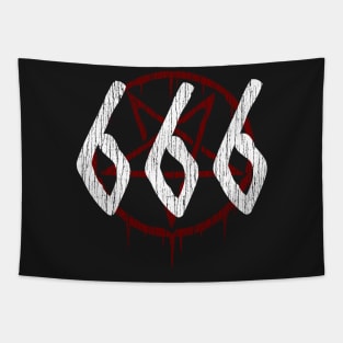 SATANISM AND THE OCCULT - 666 MARK OF THE BEAST Tapestry