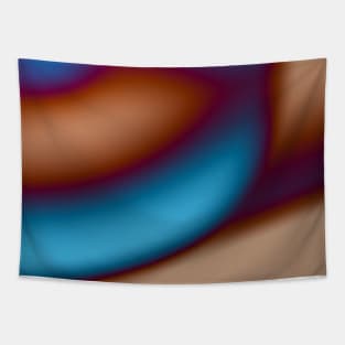 GREEN ORANGE BROWN BLUE TEXTURE ART Tapestry