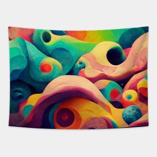 Rainbow seamless art #2 Tapestry