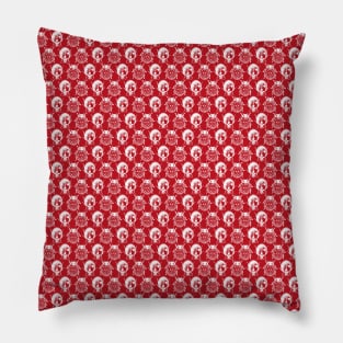 Ladybug Pattern | Ladybird Pattern | Red and White | Vintage Ladybugs | Pillow