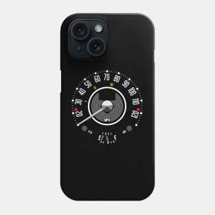 old speedo meter Phone Case