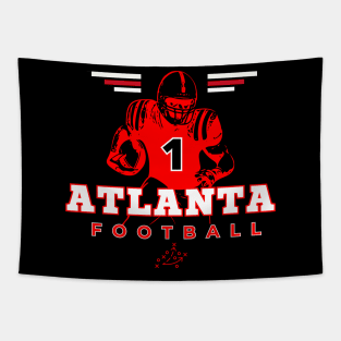 Atlanta Football Vintage Style Tapestry