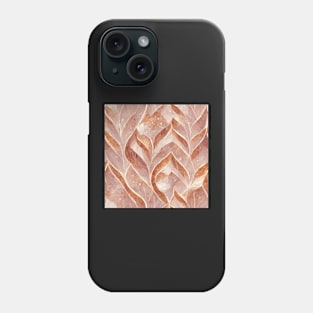 Rose gold marble pattern Phone Case