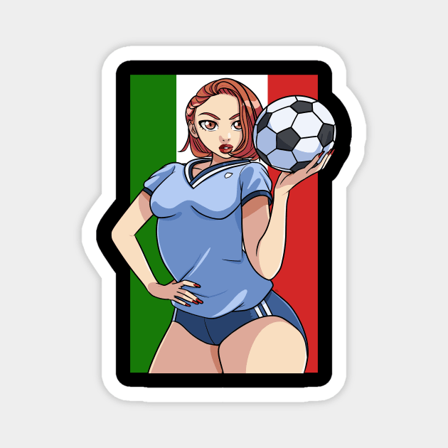 Mexico World Cup Soccer Lover Tournament Qatar Magnet by Noseking