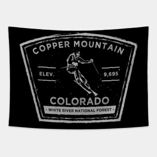 Copper Mountain Colorado Snow Skiing Tapestry