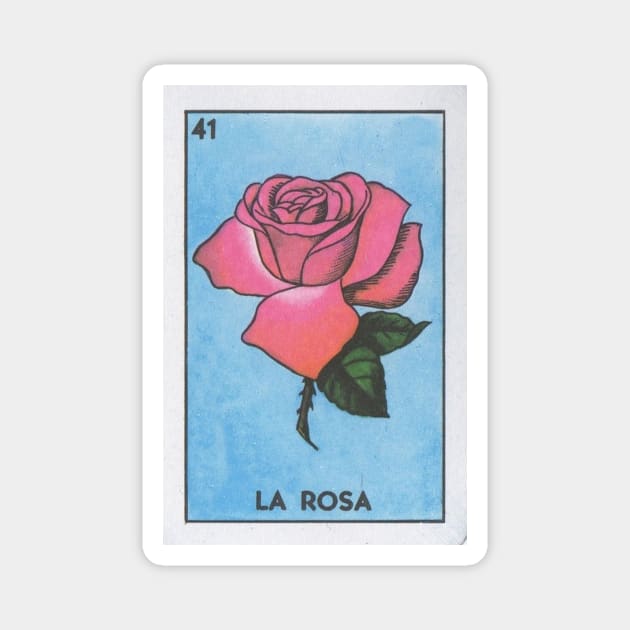 La Rosa Loteria Magnet by Phantastique