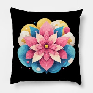 Abstract Flower Pillow