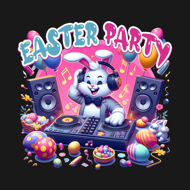 Easter Party Bunny DJ Hip Hop Dancing Music by Neldy