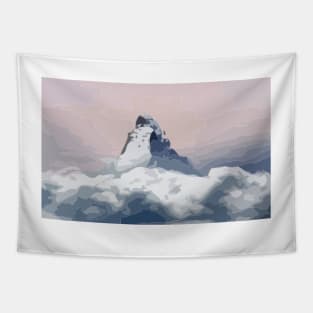 Matterhorn Vector Painting Tapestry