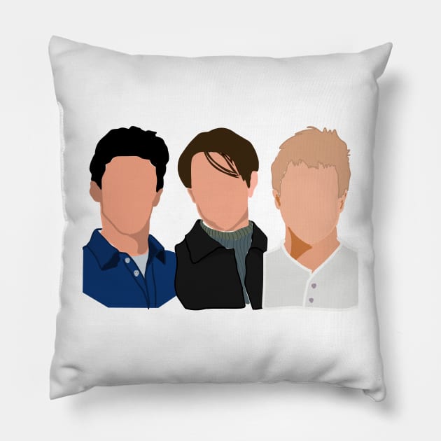 Boys of Gilmore Girls Pillow by Andrea Ruiz Designs