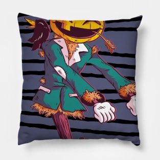 dancing scarecrow Pillow