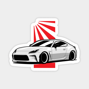 White GR86 JDM Coupe Magnet