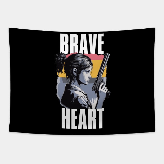 Ellie: Brave heart Tapestry by whatyouareisbeautiful