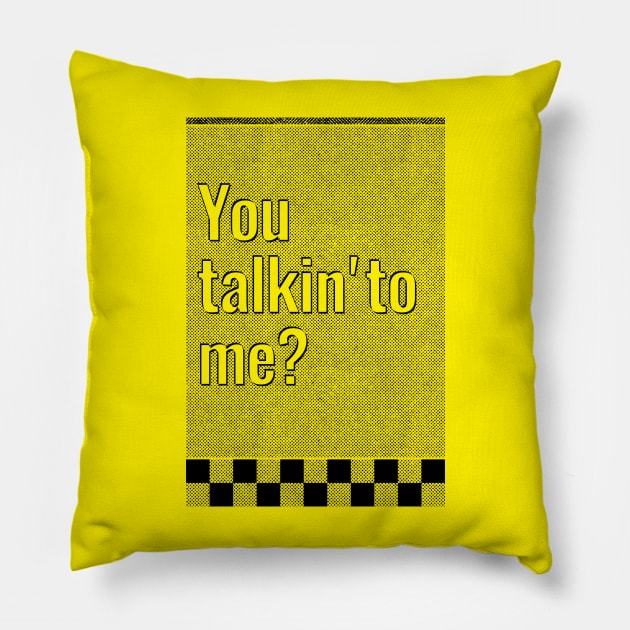 You talkin'to me? Pillow by quadrin