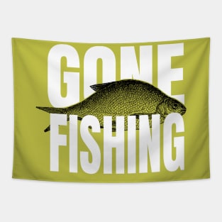 Gone Fishing T Shirt, Fishing, Dad’s Gift,  Dad Shirt, Clothing, Go Fishing, Fishing Shirt,  Fishing T shirt, Fishing Tee Tapestry