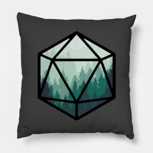 Green Forest D20 Pillow