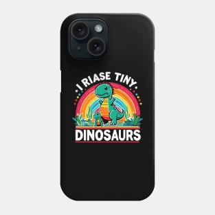 i raise tiny dinosaurs Phone Case