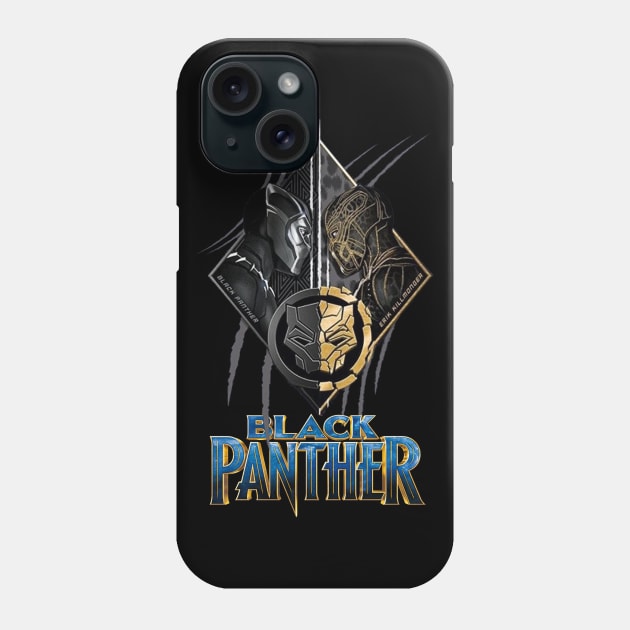 Black panther Phone Case by SAVELS