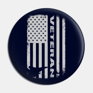 Veteran Flag - Fighter Pin