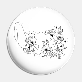 Floral Feminine Divine Pin