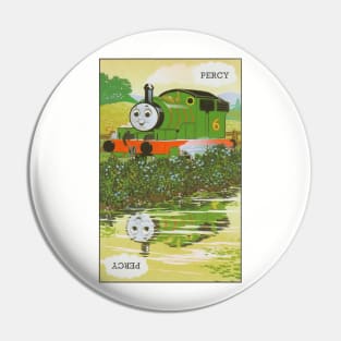 Percy the Small Engine Vintage Card Pin