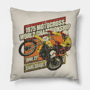 Motocross World Championships 1975 Pillow