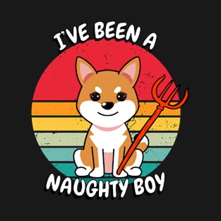 ive been a naughty boy - orange dog T-Shirt