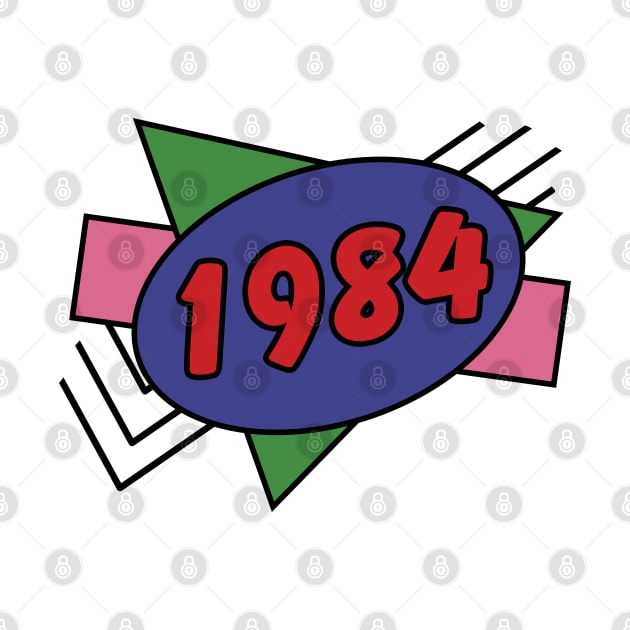 Year 1984 Retro 80s Graphic by ellenhenryart