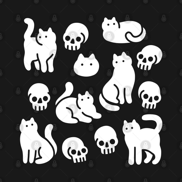 Cats and Skulls by obinsun