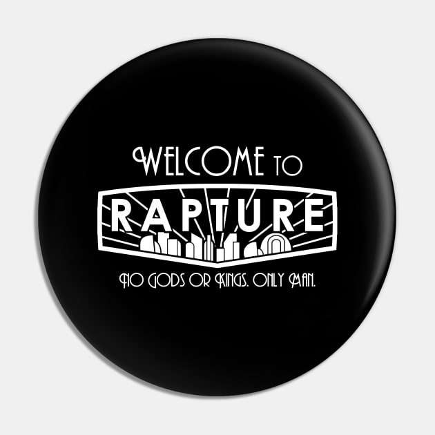 Welcome To Rapture Pin by Bahaya Ta Podcast