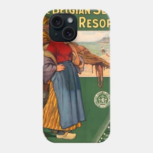 Belgian Seaside Resorts Vintage Poster 1910 Phone Case