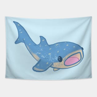 Shocked Whale Shark Tapestry