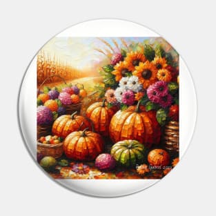 Colorful Harvest Pin