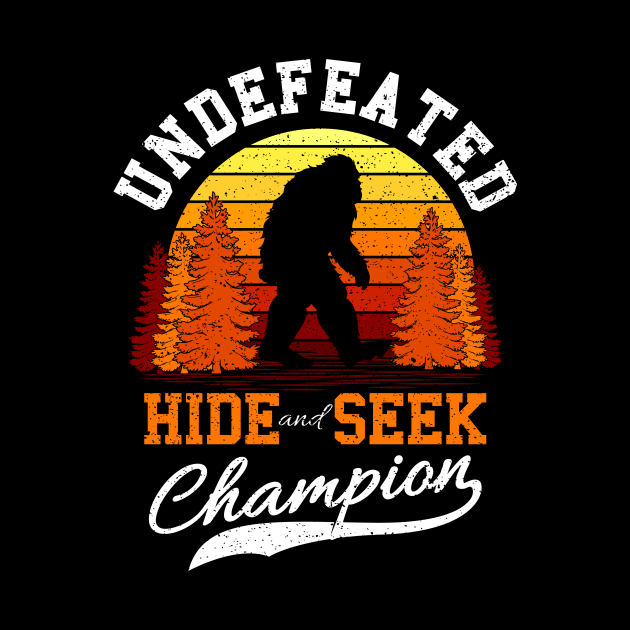 Undefeated Hide And Seek Champion Gift by Delightful Designs