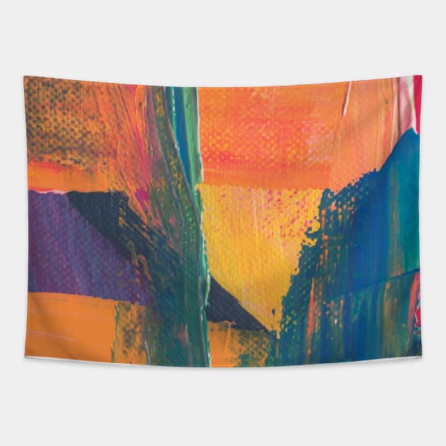 multicolored abstract texture Tapestry by Artistic_st