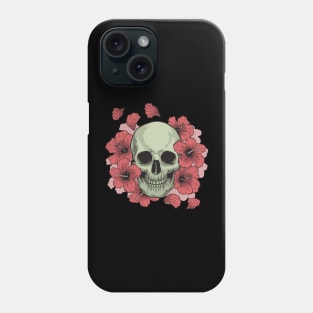 Flowers Skull Phone Case