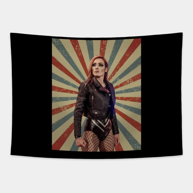 Becky Lynch Tapestry by LivingCapital 