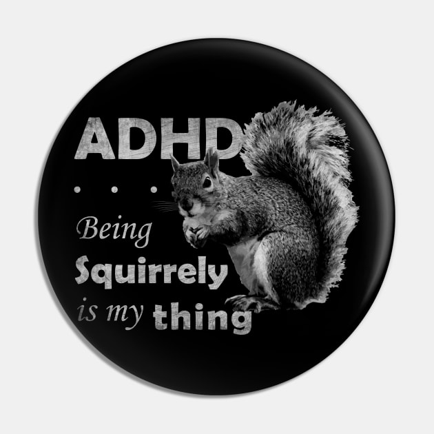 ADHD Awareness Pin by PEHardy Design