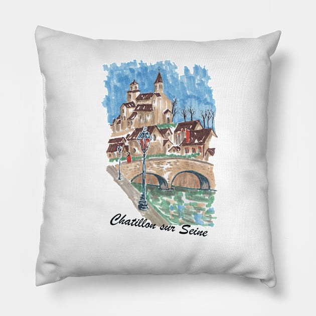 Chatillon sur Seine Pillow by PolSmart