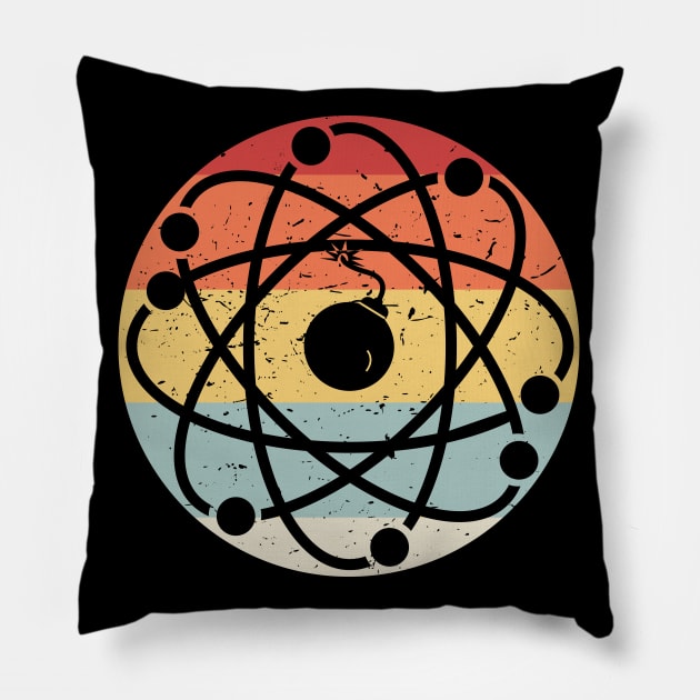 Retro AtomBomb Pillow by CandD