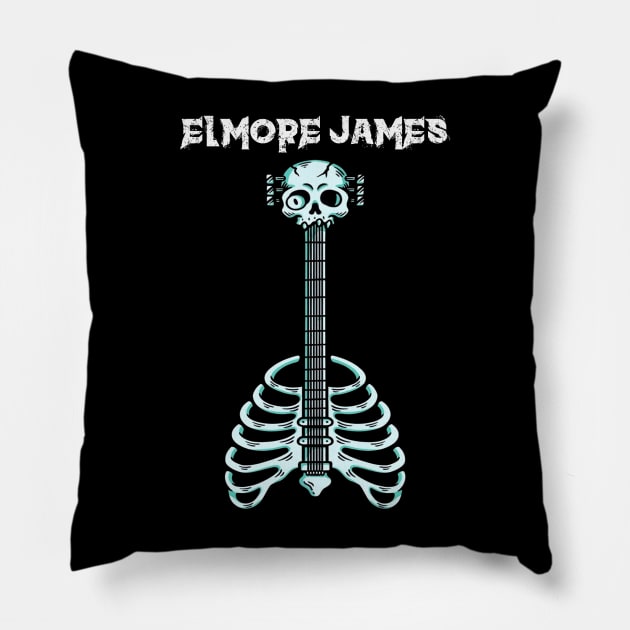 Vintage guitarist 9 Pillow by PROALITY PROJECT