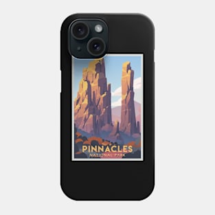 Pinnacles National Park Travel Poster Phone Case