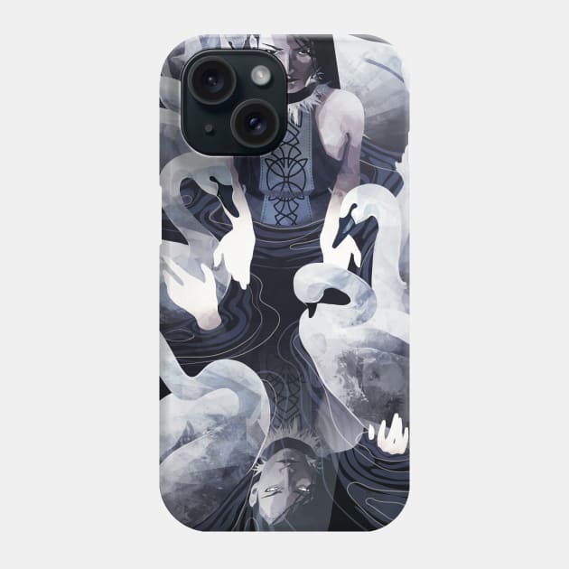 The Woman and the Swans Phone Case by MicaelaDawn