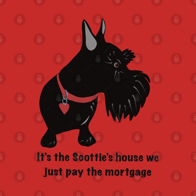 It’s the Scottie’s House We Just Pay the Mortgage by Janpaints