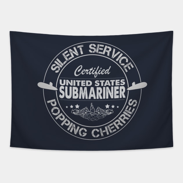 Submariner Cherry Poppin Tapestry by RelevantArt