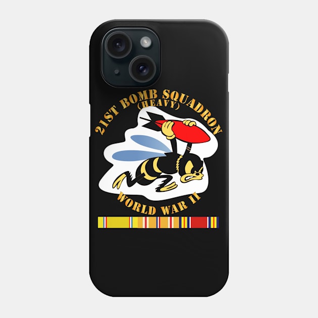 21st Bomb Squadron - WWII w PAC SVC Phone Case by twix123844