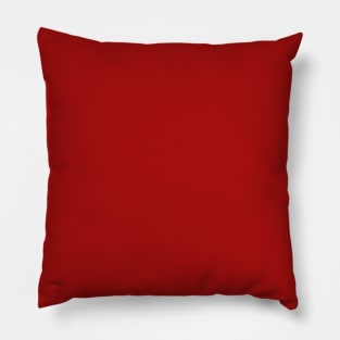 Deep Red Plain Solid Color Pillow