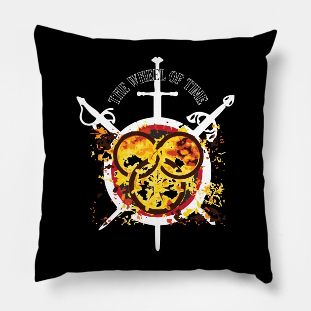 wheel of time series Pillow by whatyouareisbeautiful