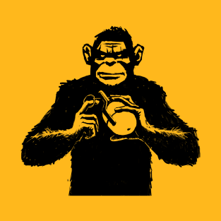 monkey with granade T-Shirt