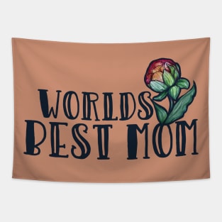 Worlds Best Mom Tapestry